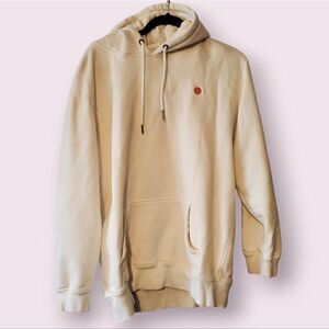 Pinterest Heavyweight Off White Hoodie w/ Kangaroo Pocket Men's XL | EUC